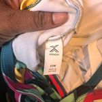 Xersion  Womens 22W One‎ Piece Swimsuit Colorful Geometric Print Criss Cross Photo 2