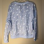 Splendid  star print baby blue pajama set women’s medium Photo 4