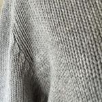 Cotton Rolled Neck And Sleeves Sweater Grey Size XL Photo 2