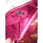 Aidan Mattox New NWT $310 Womens 6 Silk Metallic One Shoulder Dress Red Gold Photo 7