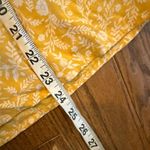 Old Navy NWT yellow floral split neck blouse size M Photo 7