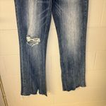 Risen Jeans High Rise Wide Leg Dark Wash Jeans Women’s Size 1XL Stretchy Jeans Blue Photo 3
