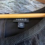 Torrid  Black Lace Tank Bodycon Dress Size 12 Whimsical Goth Photo 2