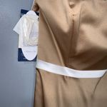 Alfred Angelo Cocktail Length Satin Strapless Gold & Cream Prom Formal Dress 8 Photo 5