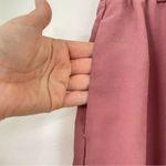 ZARA Pink Paperbag Waist Straight Leg Womens Pants S Casual Zip Fly Preppy Photo 5