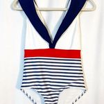 Modcloth X High Dive Nautical Chronicles One Piece Swimsuit Bathing Suit Photo 1