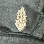 Free People  Ombre Tie Dye Metti Crew Black White Size Small Oversized Pockets Photo 8