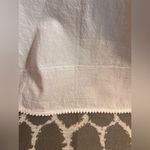 White Sleeveless Midi Dress with Boxy Relaxed Fit crochet details summer cotton Size XXL Photo 5