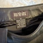 111 State Genuine Leather Pants Black Straight Leg women’s size 10 Photo 4