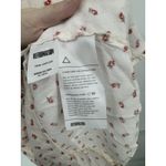 Reformation Lucinda Dress Women 8 Ivory Ditsy Floral Babydoll Prairie Coquette Photo 6