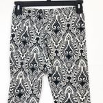 Better Be  Paisley Print Black/White High-Rise Leggings Juniors M Photo 6