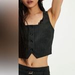 Moon River NWT Pinstripe Suit Top Photo 0