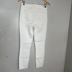 Frank & Eileen  SLIGO Womens Sz 28 White Cotton Stretch Raw Hem Jeans EXC Photo 1