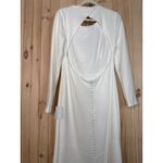 Lulus NWT  Eloquent Endearment White Long Sleeve Backless Maxi Dress Bridal Sz XL Photo 8