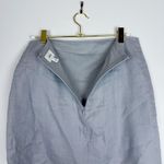 Aritzia Wilfred Parthenon Linen Mini Skirt Wrap Side Tie Gray Size 8 Photo 10