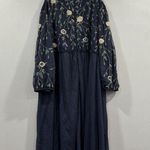 Jessakae Leah Ryder Leah Dress Navy Blue Floral Long Sleeve A Photo 4