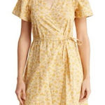 Madewell NEW  Fiore Floral Wrap‎ Mini Dress - M Photo 0