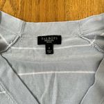 Talbots Petite Light Blue Striped Cardigan Photo 2