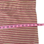 Pierre Cardin VTG Striped Robe Beige Red White Short Sleeve Belted Loungewear Photo 4
