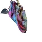 Ness Tartan Wool Clutch Bag Kiss Lock Plaid Purse 12.5x6 Women’s Vintage Style‎ Pink Photo 2