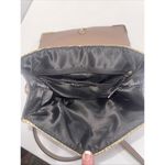 Dune London Embossed Snake Print Designer Lux Crossbody Gold Straw Wicker Purse Photo 14