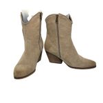 ALDO  Ulerani Stone Western Suede‎ Boots 8.5 Earth Tones Shabby Chic Country Photo 2