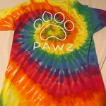 Pawz Tie Die Tshirt Photo 1