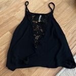 Emma & Sam NWOT  black crochet detail top Photo 3