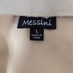 Messini Womens Beige Trumpet Hem Skirt Career Office Party Cocktail Size L Tan Size L Photo 5