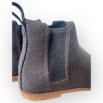 Rothy's Dark Brown Knitted Pull Tab Rounded Toe Chelsea Ankle Boots Photo 4