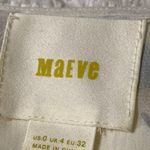 Maeve  Anthropologie Anthro On The Town Violin Print Silk Blouse Photo 3