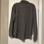 Hem & Thread  Gray Oversized Teddy Pocket Shacket size M Photo 2