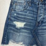 American Eagle  Skirt - high rise fest mini- jean skirt- Size 6 Photo 1
