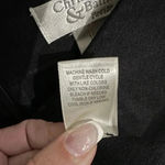 Christopher & Banks  | Black Linen Blend A-Line Dress Size 10P Petite NWT Photo 5