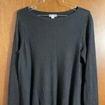 J. Jill Woman's Wool Blend Woman's Knit Sweater Tunic Size Small Black Photo 1