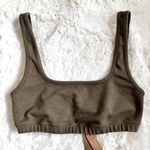 SKIMS  Outdoor Scoop Bralette XXS - Army Green Photo 0