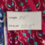 Nicole Miller Pink Paisley Blouse Size Medium Paisley Print Top Photo 8