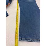 Distressed Jeans Embellished Ripped Denim Colorful Accents Size M/L Blue Photo 5