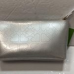 Kate Spade  little Shiloh silver cosmetic bag Photo 1