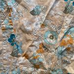 Le’Range Y2K knee length floral A line skirt Tan Photo 2