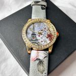 Lavishly Paris Luxury Women's Analog Quartz Crystal Wrist Watch Bracelet. Silver Photo 4