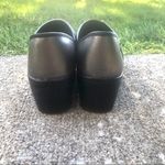 Lands' End  Clog Mule Heel Metallic Silver Gray Size 10 Slip on #444703 Photo 2