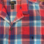 Polo Ralph Lauren Red/Blue Plaid Sleep Shirt Size L (men) XL (women) Red Photo 1