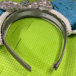 Disney ’s Frozen Themed Minnie Ears with silver sequined bow Photo 2
