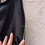 DSG M/L neon stripe black razor back cropped tank top Size L Photo 2