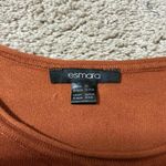 Esmara Long Sleeve Knit Sweater Dress Rust Orange Pockets Size XS Photo 4