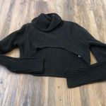 The Vintage Shop Black Turtleneck Crop Top Photo 1