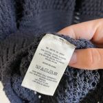 Anthropologie MOTH navy oversized knit tunic sweater size L lagenlook Photo 1