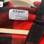 Buffalo plaid fleece pjs unisex small adult
Old Navy zip Black Photo 1