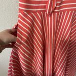 Anthropologie  Hutch Coral White Stripe‎ Tie Front Sleeveless Dress Size XSPetite Photo 2